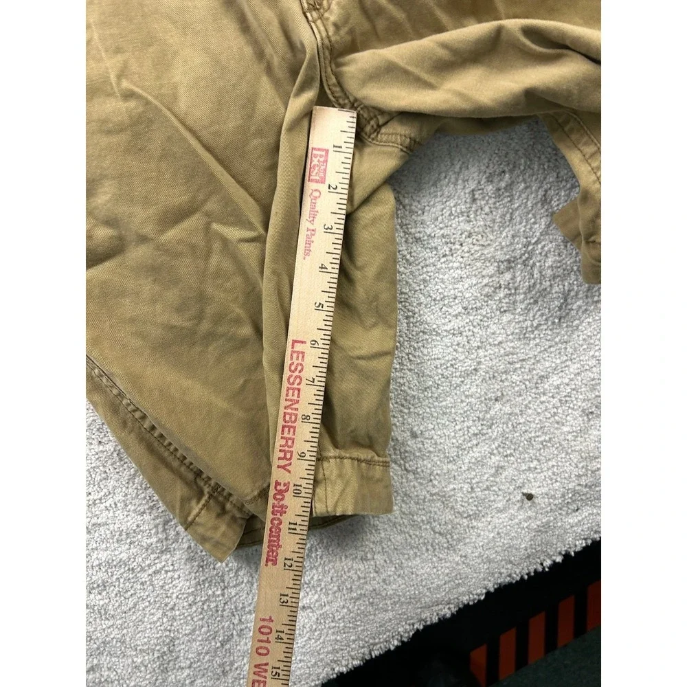 Aeropostale‎ Men's Khaki Shorts 30 Cotton Flat Front Casual